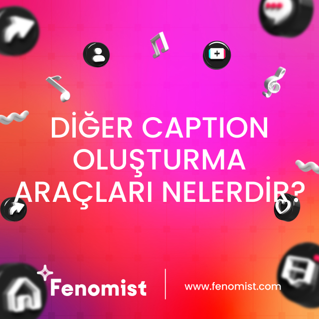 Diğer caption oluşturma araçları nelerdir